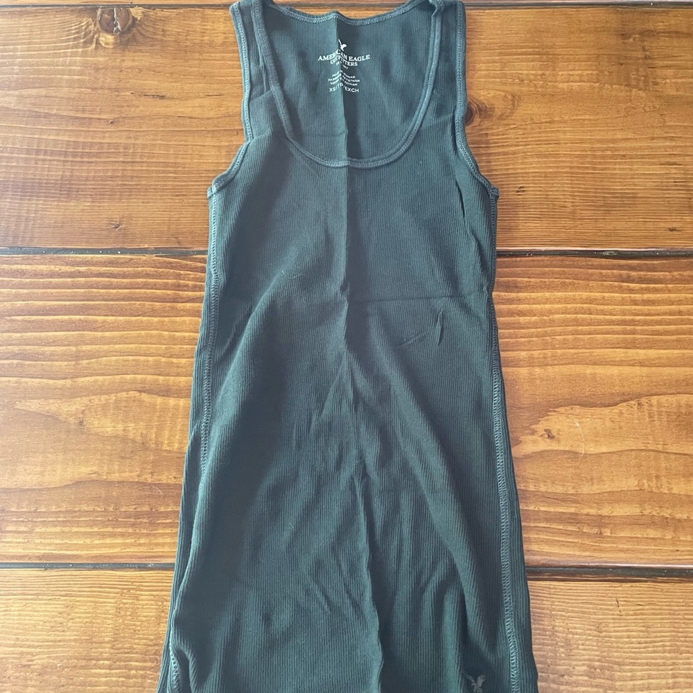 American Eagle size XS tank- dark green